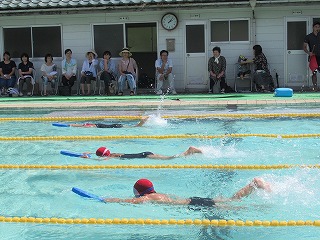 水泳記録会