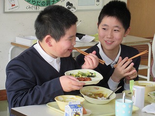 3月お別れ給食2