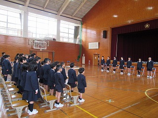 3月卒業予行2