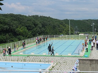 7月着衣泳