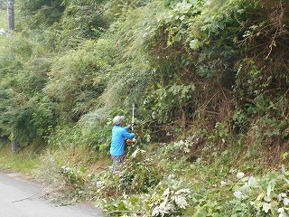 9月みどりの道清掃３