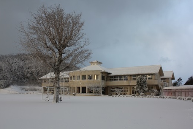 雪の鳥井小学校