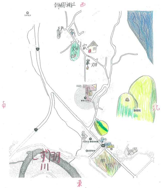 ４月２６ ２７日 絵地図作り 大田市小中学校教育サイト