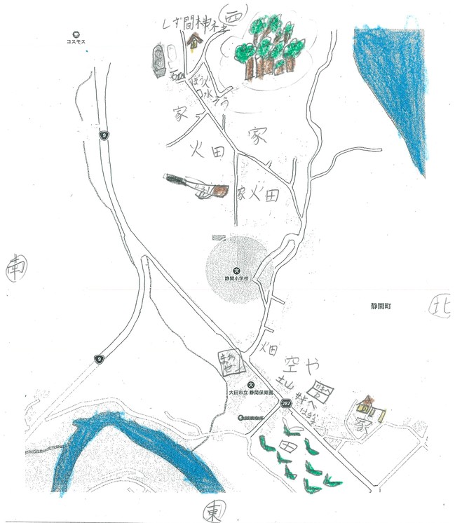４月２６ ２７日 絵地図作り 大田市小中学校教育サイト