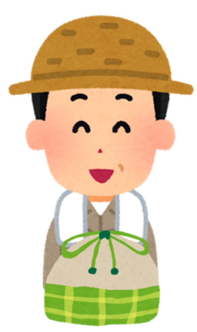 笠おじさん ーバーイーツになる 大田市小中学校教育サイト