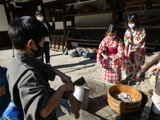 ぞうきんしぼり