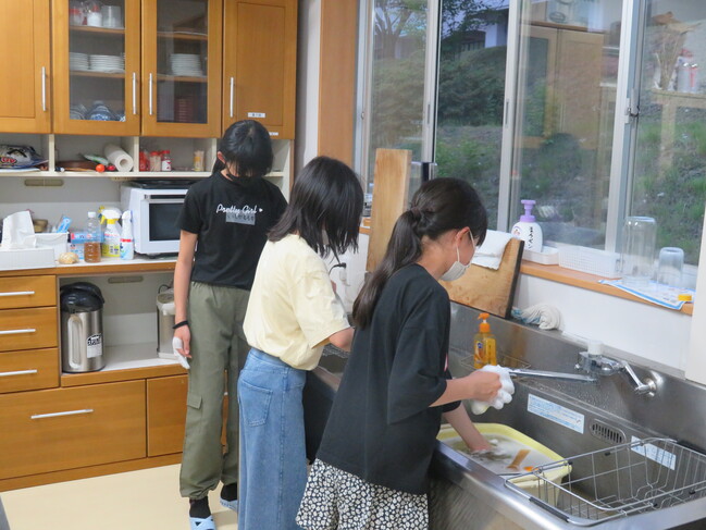 あと片付け
