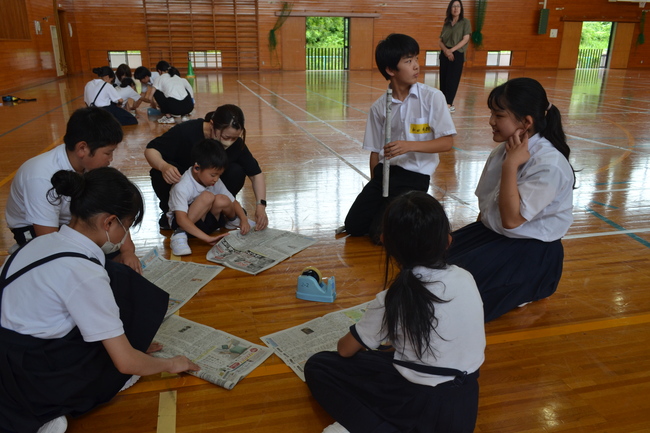 青新聞棒づくり