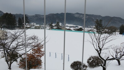 雪景色三瓶あり