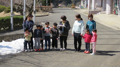 見送り園児