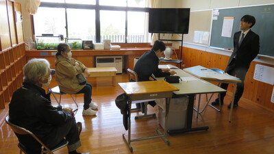 ３の２学活