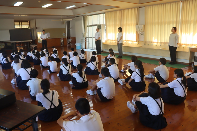 ２学期始業式