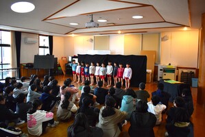 園児さん発表