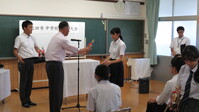 トロフィー授与